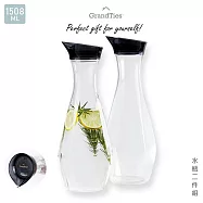 【GrandTies】鑽石型防碎1508ml 美型冷水壺*2入組(GT501101501)聚會/野餐/派對