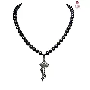 BILLY KING 貝麗晶 【舞者系列-43】(BK243) 拉裙抬腳芭蕾舞者天然珍珠流蘇項鍊