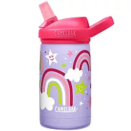 【美國 CamelBak】350ml eddy+兒童吸管不鏽鋼保溫瓶(保冰) - 星星彩虹