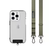 MAGEASY 20 mm Strap 掛繩/掛繩片組 (相容 iOS / Android 手機殼) 無畏綠