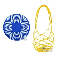 啤酒 酒瓶 飲料提袋 環保提網 提籃 隔熱墊 矽膠可清洗 重覆使用_ 黃