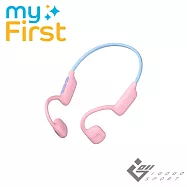 myFirst Airwaves 氣傳導開放式藍牙無線兒童耳機 粉藍色