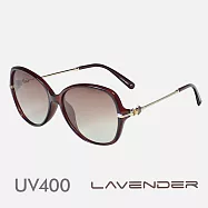 Lavender偏光片太陽眼鏡 漸層海系列 落日海灣 酒紅 2418 C2