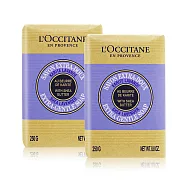 L&rsquo;OCCITANE 歐舒丹 乳油木薰衣草皂(250g)X2-百貨公司貨