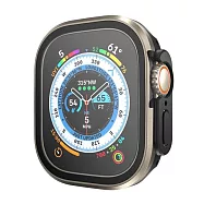 SwitchEasy Modern Hybrid 9H 鋼化玻璃鋁合金保護殼 49 mm 鈦色