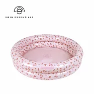 Swim Essentials 荷蘭 充氣戲水池(直徑100cm) - 復古粉小花豹