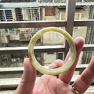 【緻麗珠寶】5/28驚喜快閃冰芙蓉起膠果凍少見滿色秋香黃綠雙色冰美平安鐲(手圍18.5-19)【完美品】 18 秋香綠