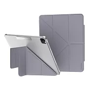 SwitchEasy Origami Nude 全方位支架透明背蓋保護套2018~2022 iPad Pro12.9 阿拉斯加藍