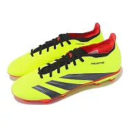 adidas 室外足球鞋 Predator League FG 短草皮 戶外 螢光黃 黑 男鞋 愛迪達 IG7761 26cm YELLOW/BLACK