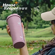 妙管家 860ml手提陶瓷雙飲杯HKVC-2303 _ 棗紅 (HKVC-2303RD)