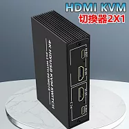 HDMI KVM Switch 2x1 4K@60Hz 2埠電腦切換器