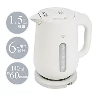 象印1.5L快煮電氣壺(白色) CK-VAF15-WA
