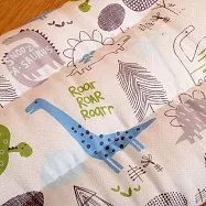 【Embrace 英柏絲】買一送一 27x45cm天絲兒童水洗枕-多色任選 枕頭 水洗枕 天絲枕 午睡枕 靠枕 喬治的恐龍-白