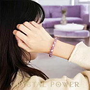 【Crystal Power 克里斯能量水晶】紫水晶能量水晶手鍊 M