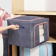 【TANAH】多功能大容量100L收納箱(H-104-100) 全藏青(100L)