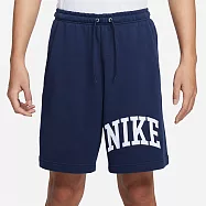 NIKE AS M NK CLUB FT SHORT APLQ ARC 男休閒短褲-藍-FQ4093410 L 藍色