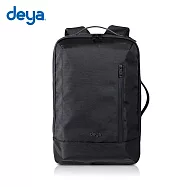 deya clever機能電腦後背包-沉穩黑