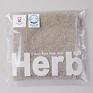 河上工藝所 今治認證有機棉 天然草木染手帕 25X25公分 灰(山桃花)
