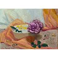 【玲廊滿藝】劉美伶-玫瑰(3)24x33cm