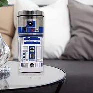 【 Paladone UK 】星際大戰 STAR WARS R2D2機器人旅行不鏽鋼 隨身咖啡杯/冷熱飲杯