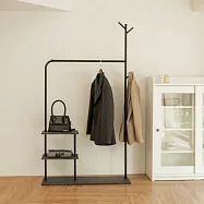 【H&R安室家】鐵藝小樹多功能衣帽架/開放式多層衣帽架LS199