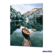 [HOMEHERE] DIY數字油畫/ 船影山色