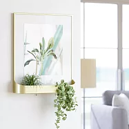 《Umbra》Matinee壁掛置物相框 | 畫框 照片框 - 質感金8x10吋