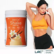 【LAC利維喜】LeanCut超纖奶昔粉672g-奶油香草口味(高纖維/代餐/乳清蛋白/大豆蛋白)