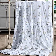 【Galatea葛拉蒂】150X200cm超柔羽絲絨涼感冰冰被 多色印花任選(四季被 冰絲被 冰涼被 夏被 涼感被) 水藍花卉