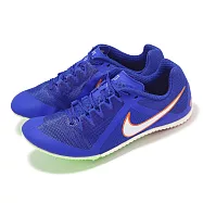 Nike 田徑釘鞋 Zoom Rival Multi 男鞋 藍 白 可換釘 氣墊 緩衝 運動鞋 DC8749-401 26cm BLUE/WHITE