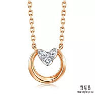 【點睛品】讓愛萌芽 18K金鑽石項鍊 47公分