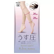 【日本Alphax】日本製 極薄彈性壓力小腿套 膚色(M)