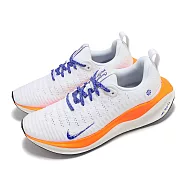 Nike 防潑水慢跑鞋 Reactx Infinity Run 4 Blueprint 女鞋 巴黎奧運 白 橘 HJ6649-900 23cm WHITE/ORANGE
