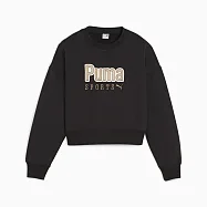 PUMA 流行系列P.Team寬鬆圓領衫-黑-62431801 M 黑色