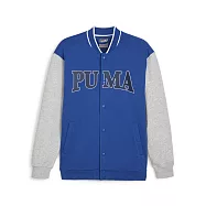 PUMA 基本系列Puma Squad 男棒球外套-藍-67897117 L 藍色