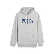 PUMA 基本系列Puma Squad長厚 男連帽T恤-灰-68125304 L 灰色