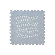 Pato Pato 自然系風格 巧拼地墊-小島系列 抗菌款| 小島草木-寧靜藍