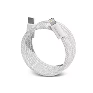 OWNLIFE 馬卡圈圈編織磁吸快充線-家用型1.6M Ctol灰白