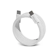 OWNLIFE 馬卡圈圈編織磁吸快充線-外出型1M CtoC灰白