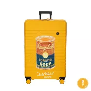 【BRIC S】BY Ulisse 安迪沃荷聯名款 31吋 可擴充 拉鍊箱- 黃色