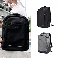 【Travel Blue 藍旅】氣質款商務後背包-黑 後背包/筆電包/防水電腦包/雙肩包/大容量背包 TB3075 黑色