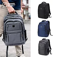 【Travel Blue 藍旅】時尚漫遊款背包-海軍藍 防水電腦包/雙肩包/商務背包/旅行背包 TB3131 海軍藍
