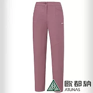 【ATUNAS 歐都納】女款透氣休閒輕薄長褲A8PAFF06W*- M 玫瑰紫