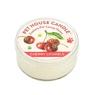 【PET HOUSE】室內除臭寵物香氛小蠟燭43g(美國製/寵物除臭/寵物香氛/天然無毒配方) 烘焙-櫻桃酥粒