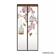 【巴芙洛】青青草原清涼防蚊子/防空調門簾(免釘/魔術貼/防空調新款門簾/防蚊蟲/冷氣不外漏門簾) 空調清新花鳥