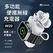 mimax米覓 airpods Pro1/2 可充原廠耳機充電盒 充電倉 藍牙耳機 運動耳機 藍牙耳機 行動充 白色