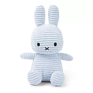 BON TON TOYS Miffy米菲兔ECO燈芯絨填充玩偶-23cm (冰藍)