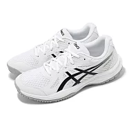 Asics 排球鞋 Upcourt 6 GS 大童 女鞋 白 黑 入門款 室內運動 羽排鞋 亞瑟士 1074A045101 23cm WHITE/BLACK