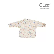 Cuz 兜好食-長袖防水口袋圍兜 (海裡鬧魟魟)