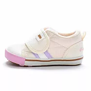 MOONSTAR月星 日本製幼兒帆布鞋學步鞋 14.5 米白